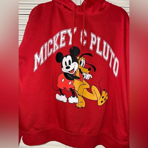 Primark Disney Mickey & Pluto Hoodie Size L - Picture 2 of 10